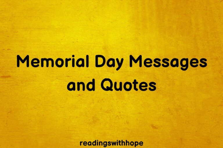 Memorial Day Messages and Quotes