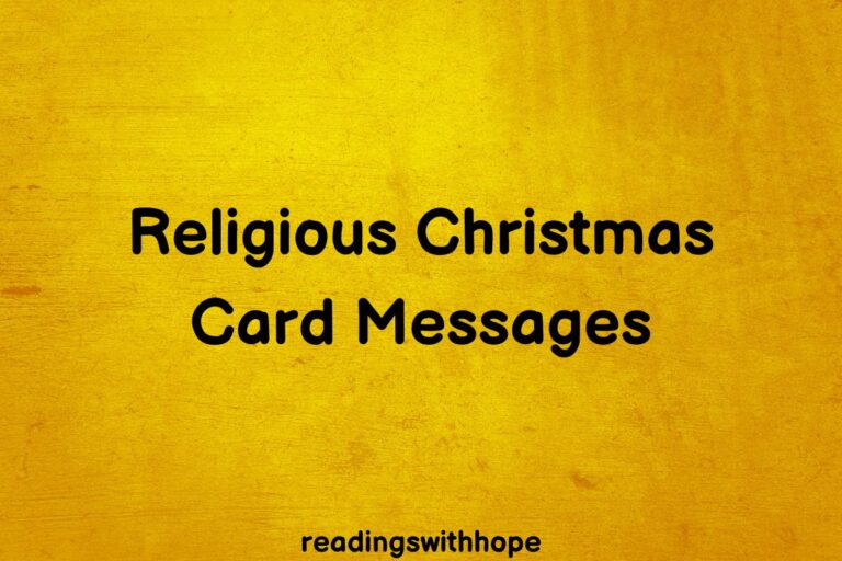 50 Religious Christmas Card Messages