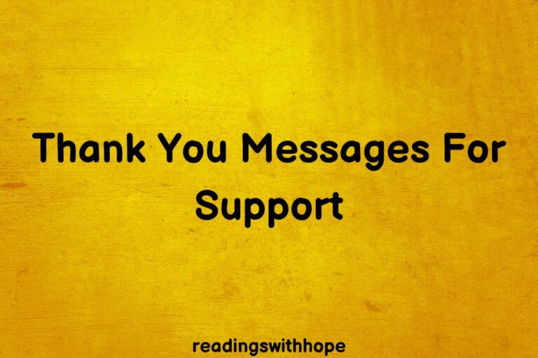 yellow background image with text - Thank You Messages For Support