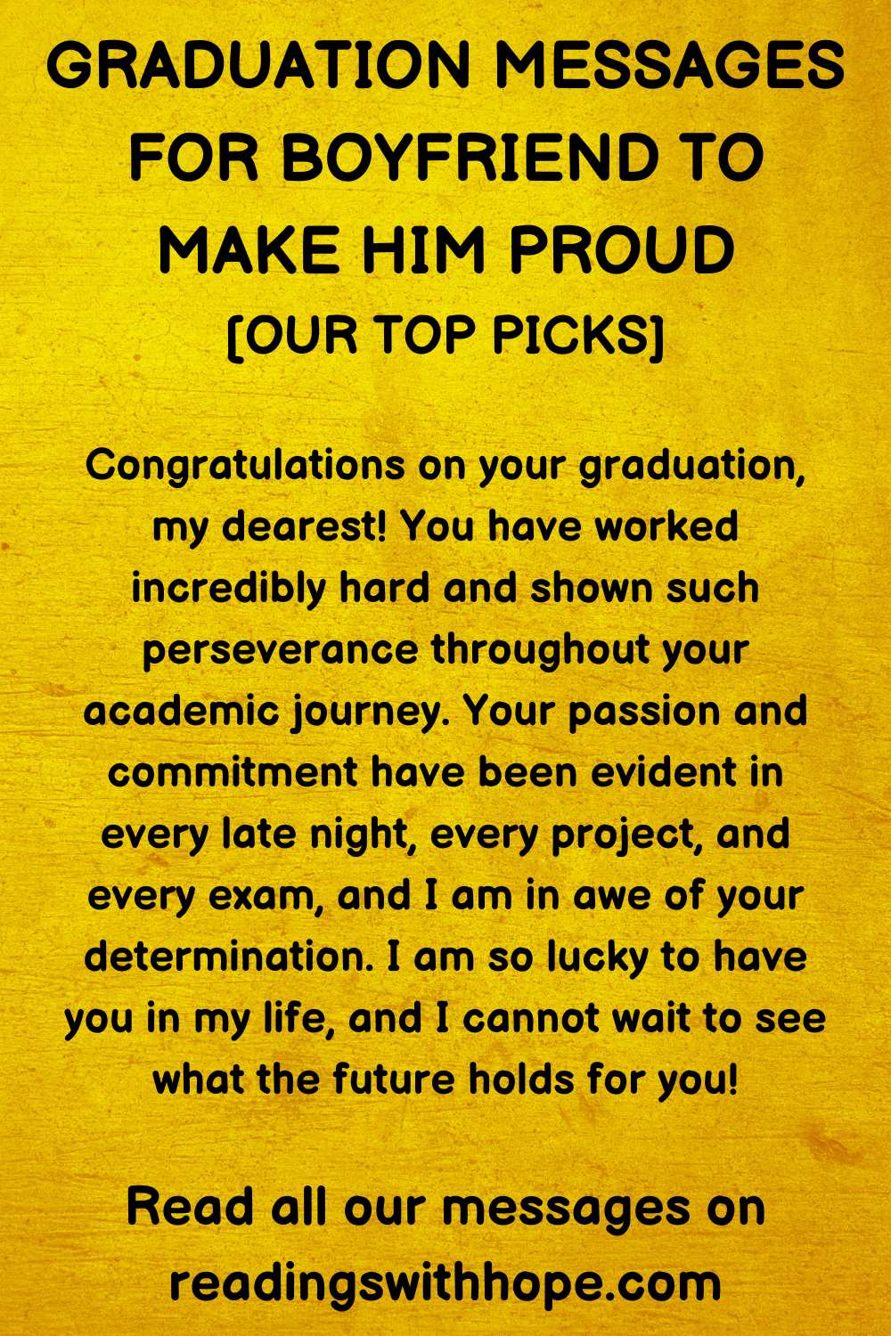 Best Graduation Messages For Your Boyfriend