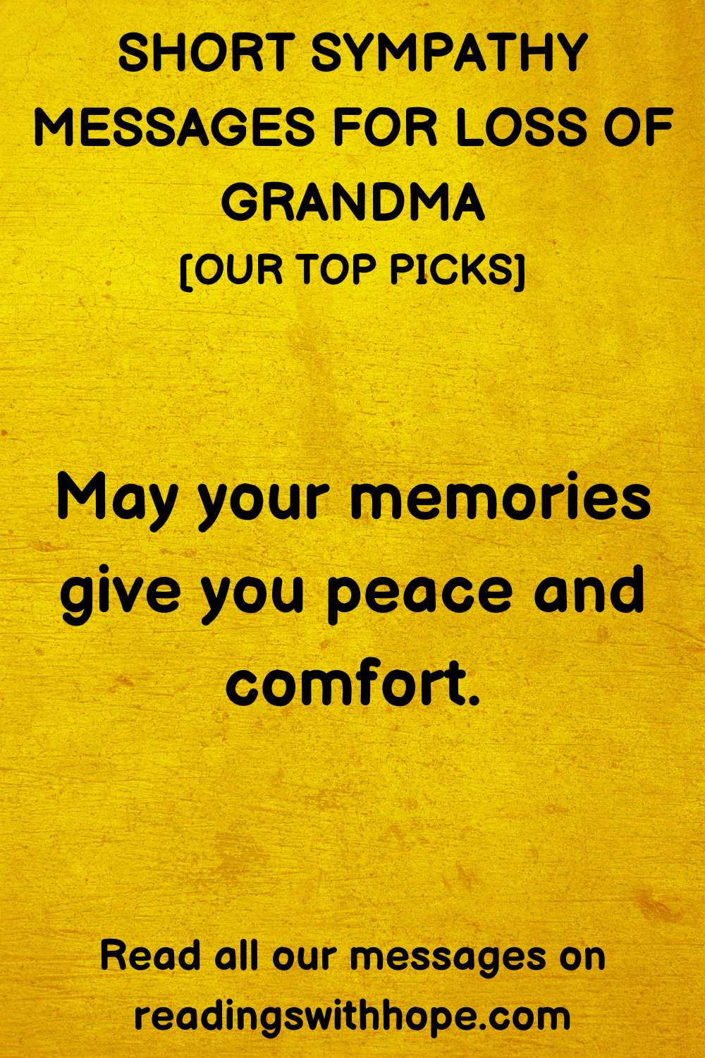 60 Condolences and Sympathy Messages for Loss of Grandma