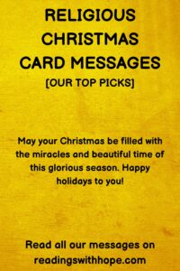 50 Religious Christmas Card Messages