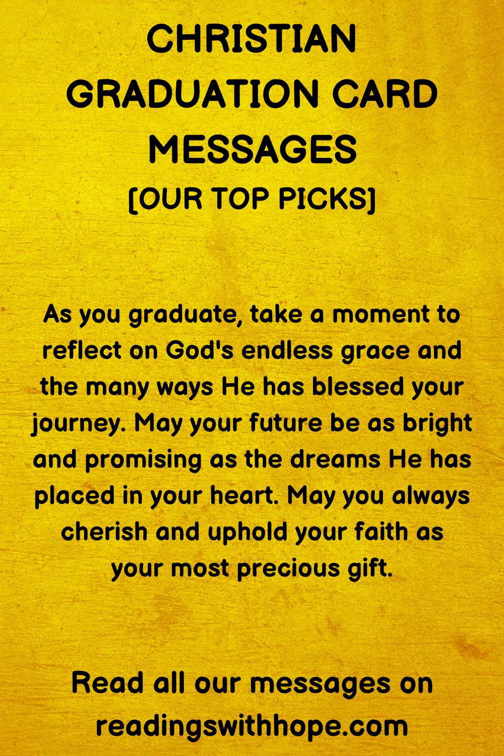 40 Religious Graduation Card Messages