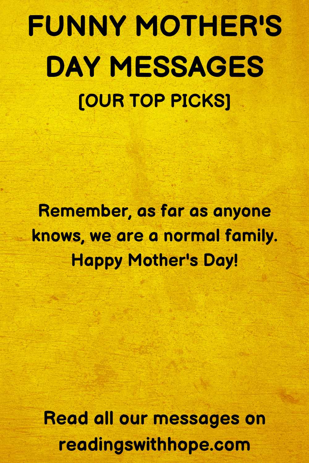 100 Funny Mother's Day Messages