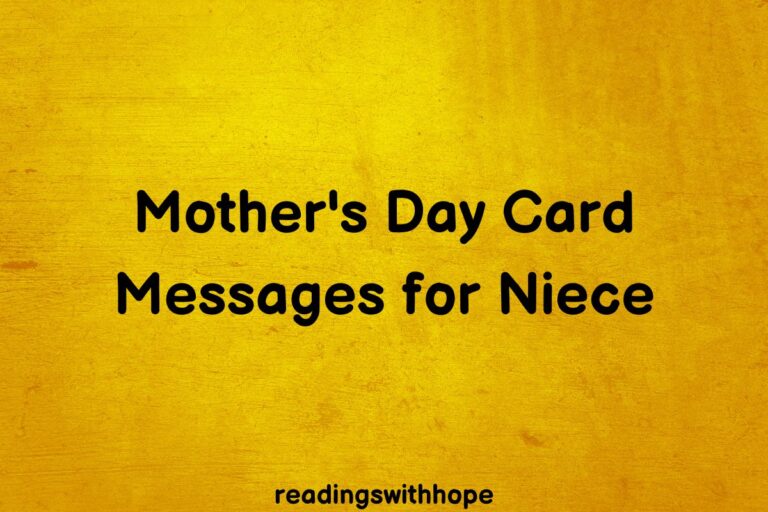 50 Mother’s Day Messages for Niece