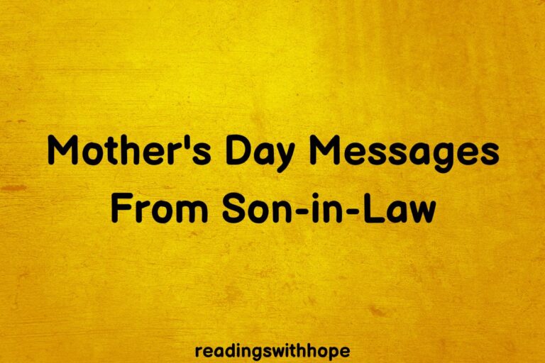 45 Mother’s Day Messages From Son-in-Law