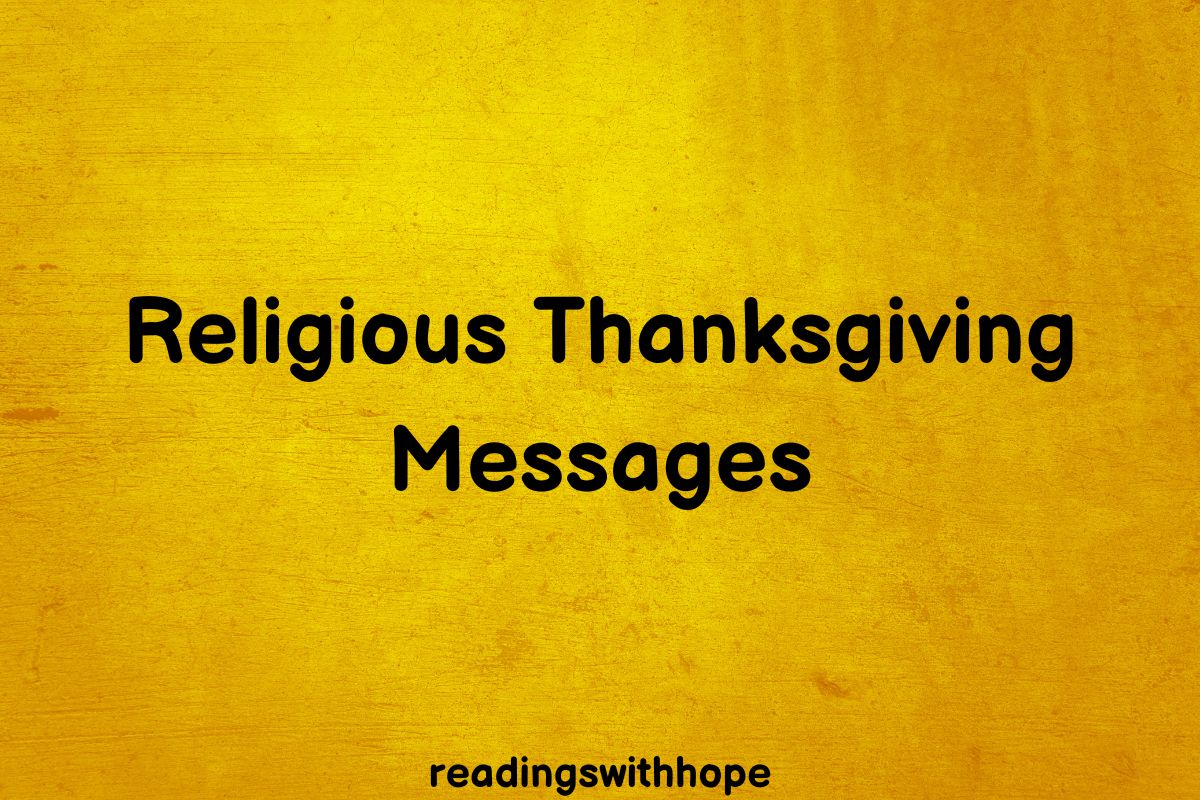 58 Religious Thanksgiving Messages