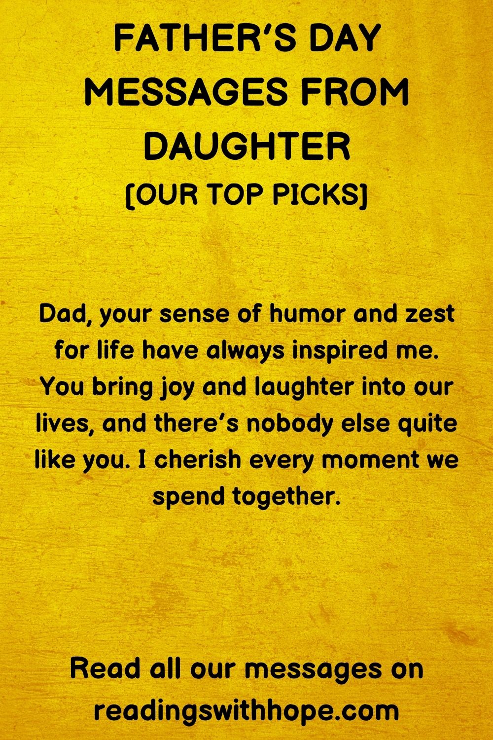 father's day message from daughter
