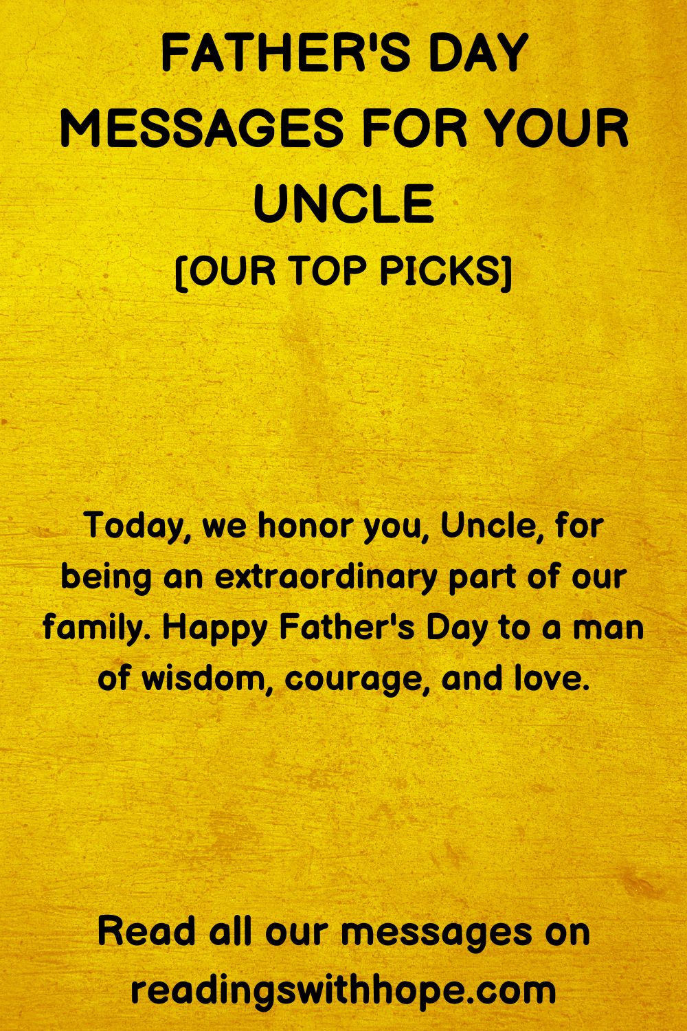47 Father's Day Messages For Your Uncle