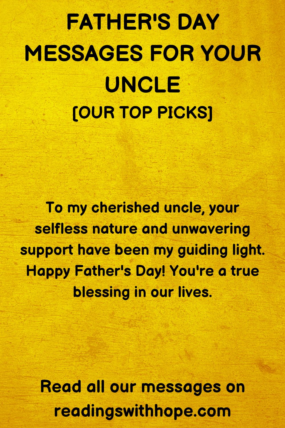 47 Father's Day Messages For Your Uncle