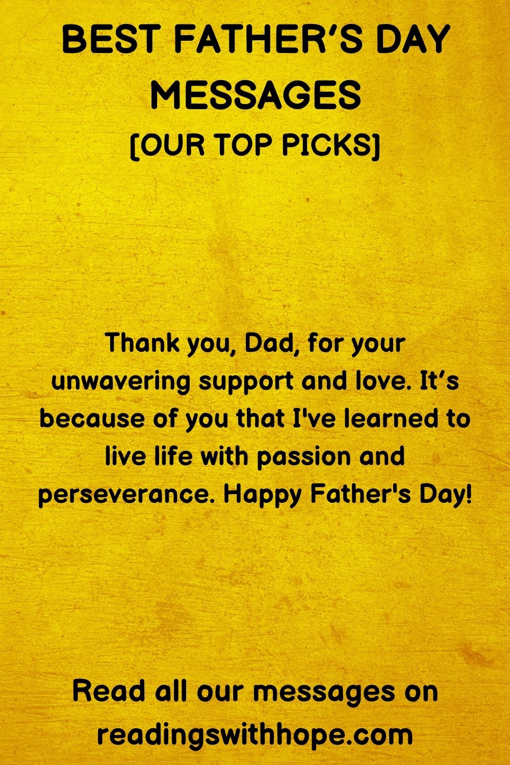 best father's day message