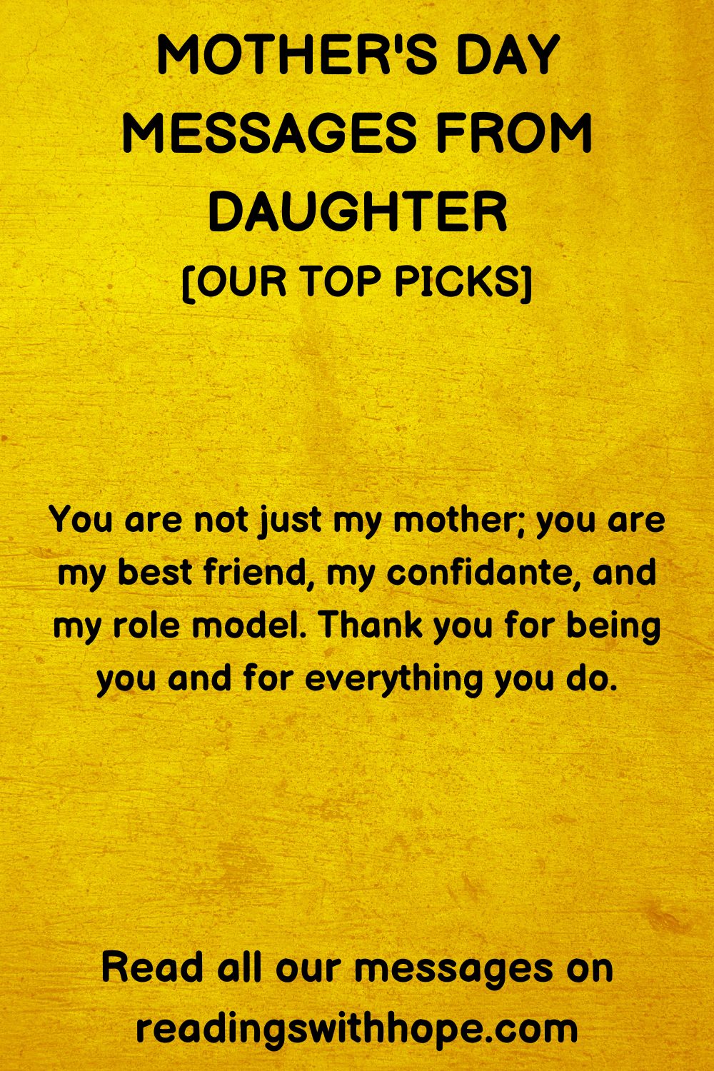 46 Mother's Day Messages From Daughter