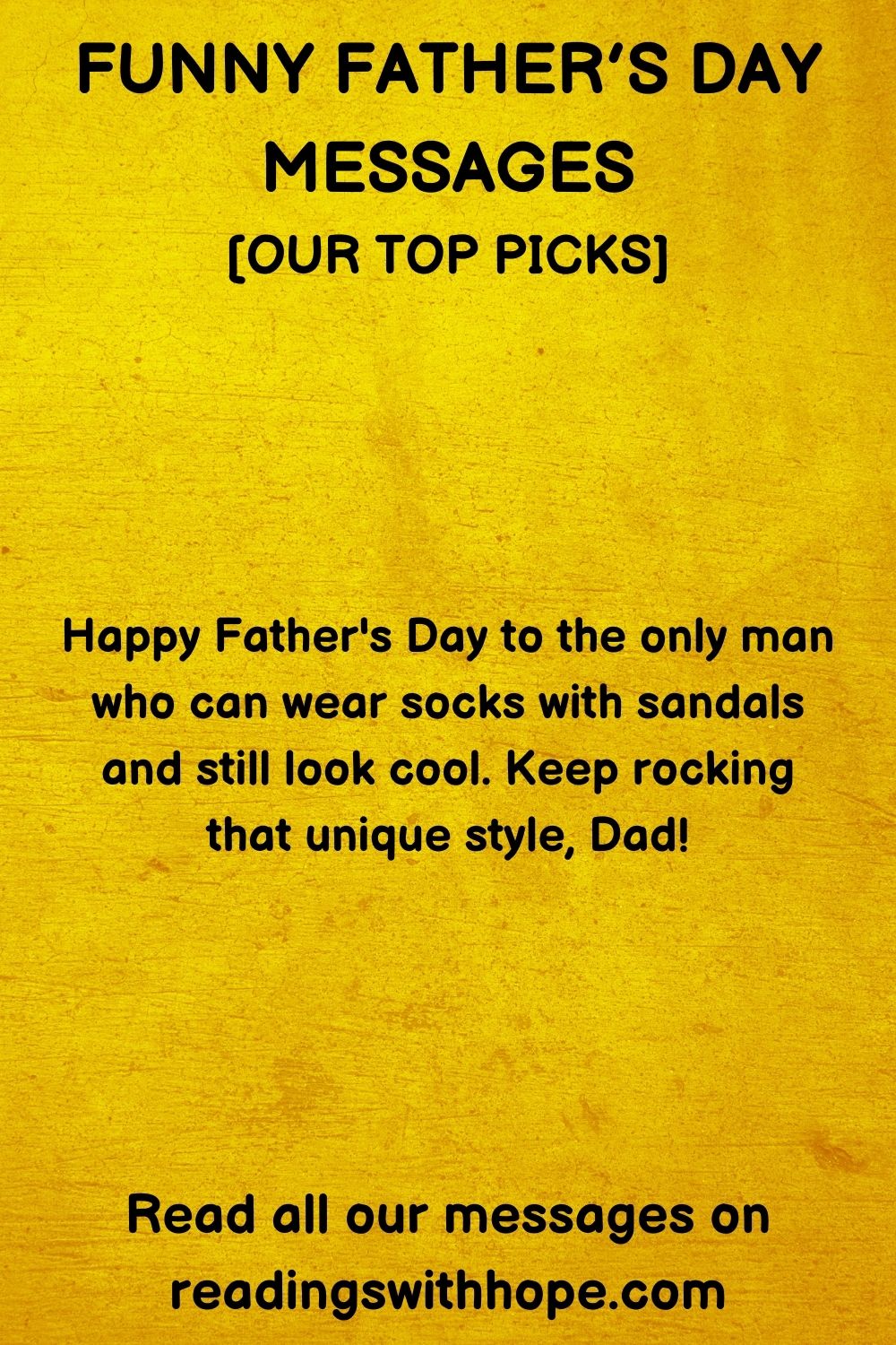 funny father's day messages