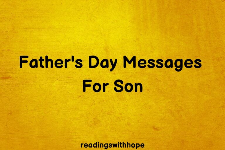 37 Father’s Day Messages For Son