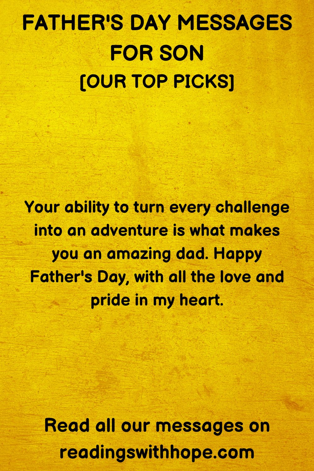 37 Father's Day Messages For Son