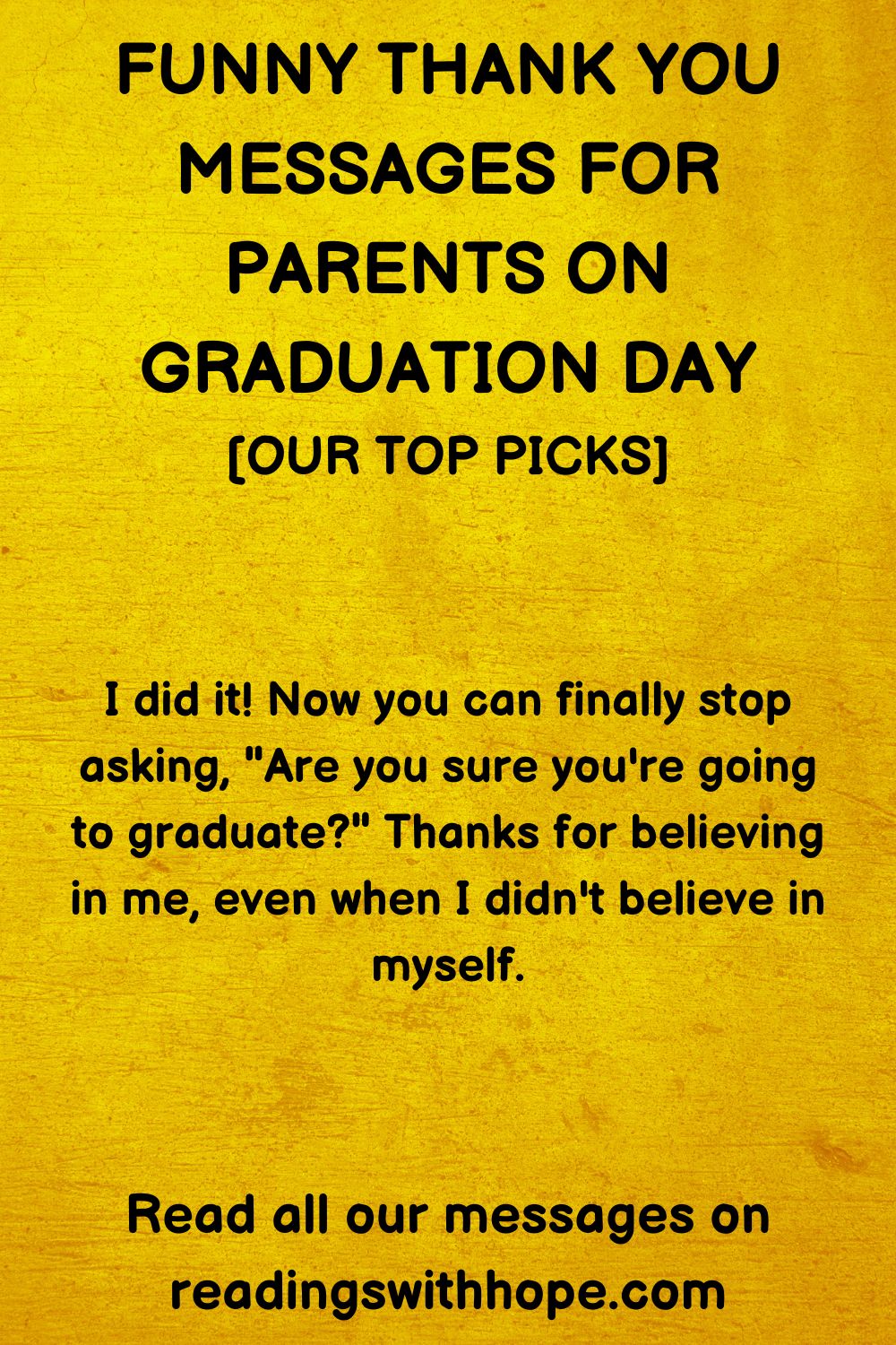 60 Thank You Messages for Parents on Graduation Day