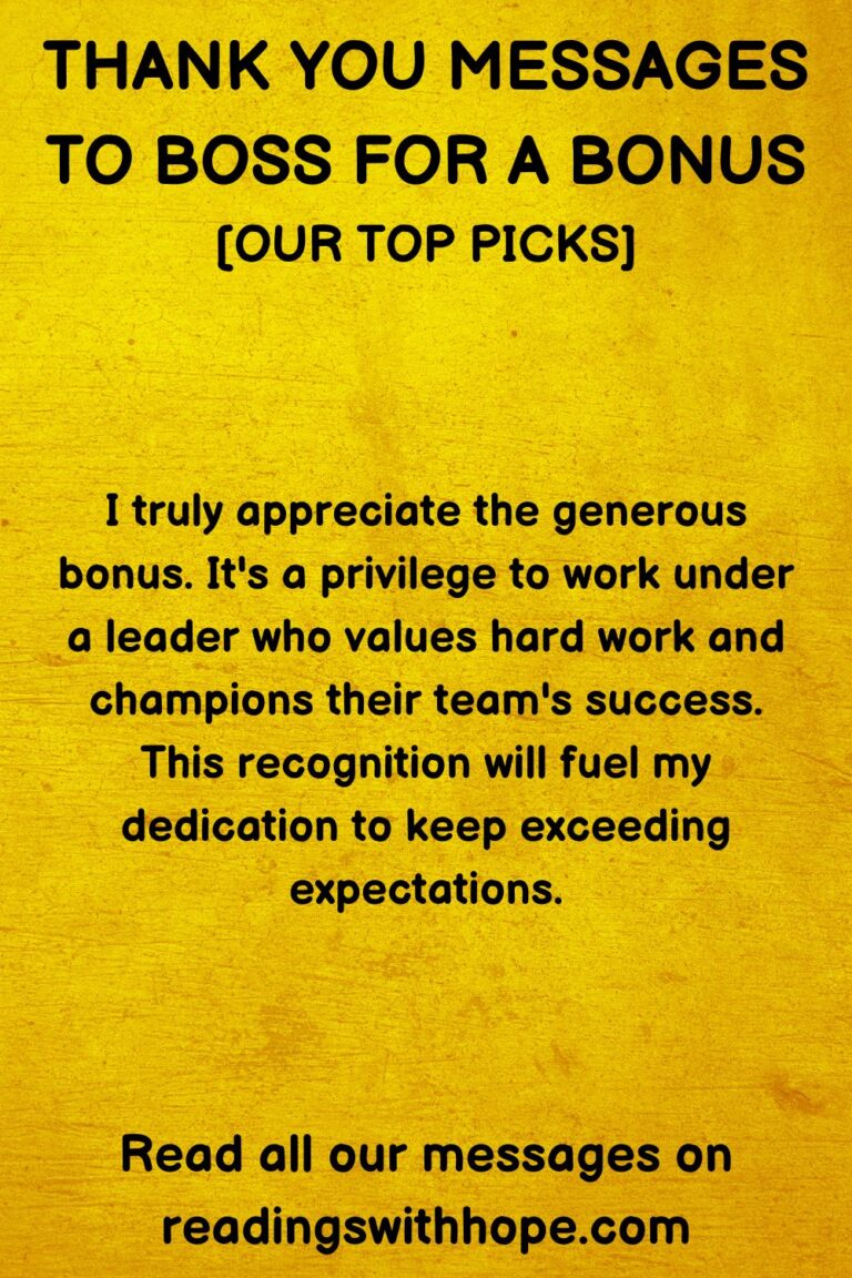 20 Thank You Messages To Your Boss for a Bonus