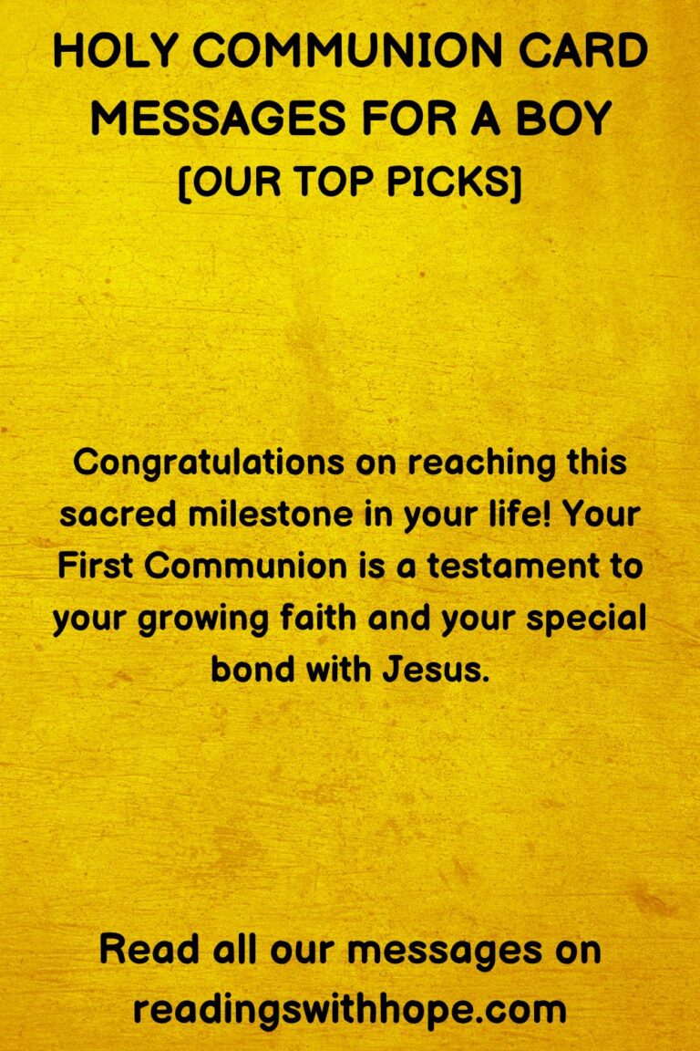 What to Write on a First Communion Card