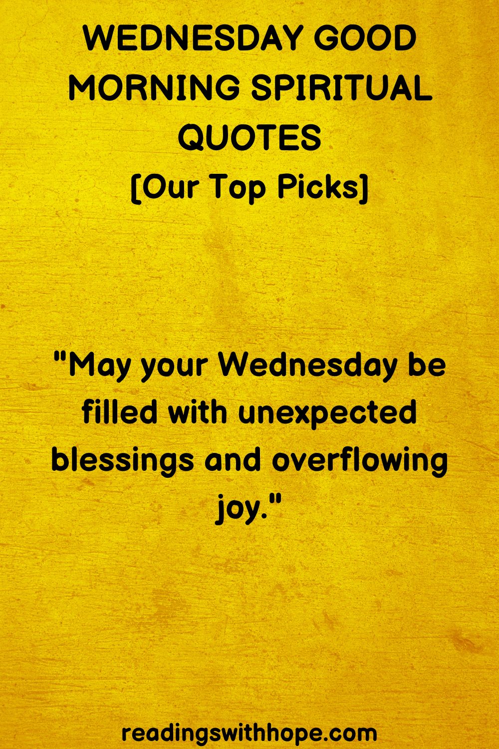 Wednesday Good Morning Spiritual Quotes