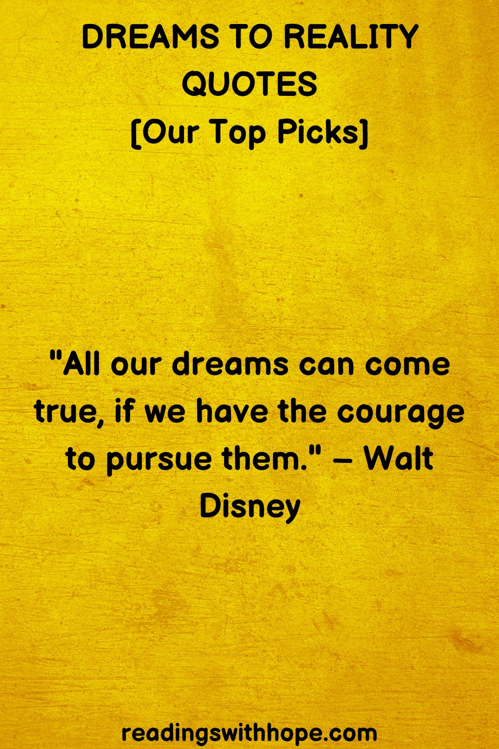 dreams to reality quotes