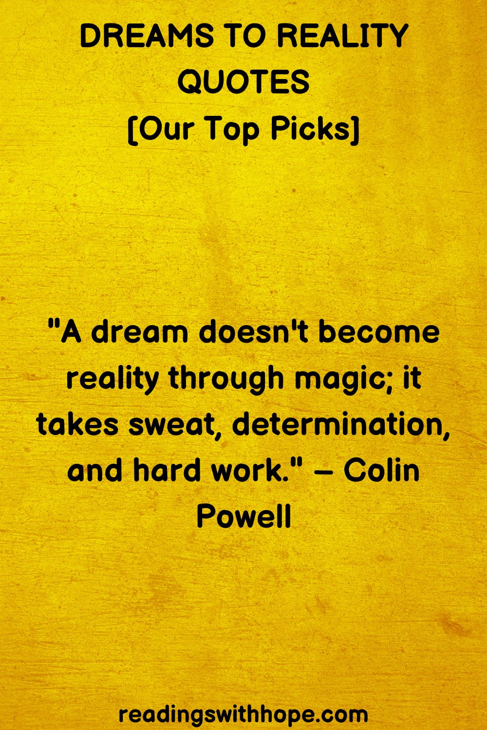 dreams to reality quotes