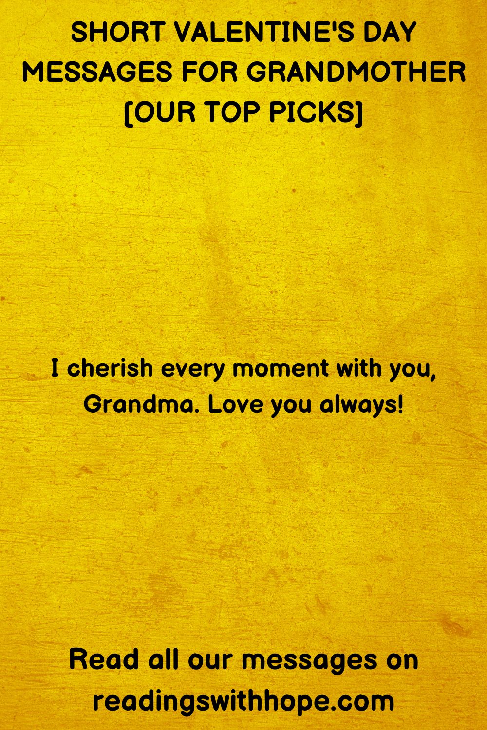 Short Valentine's Day Messages for Grandmother