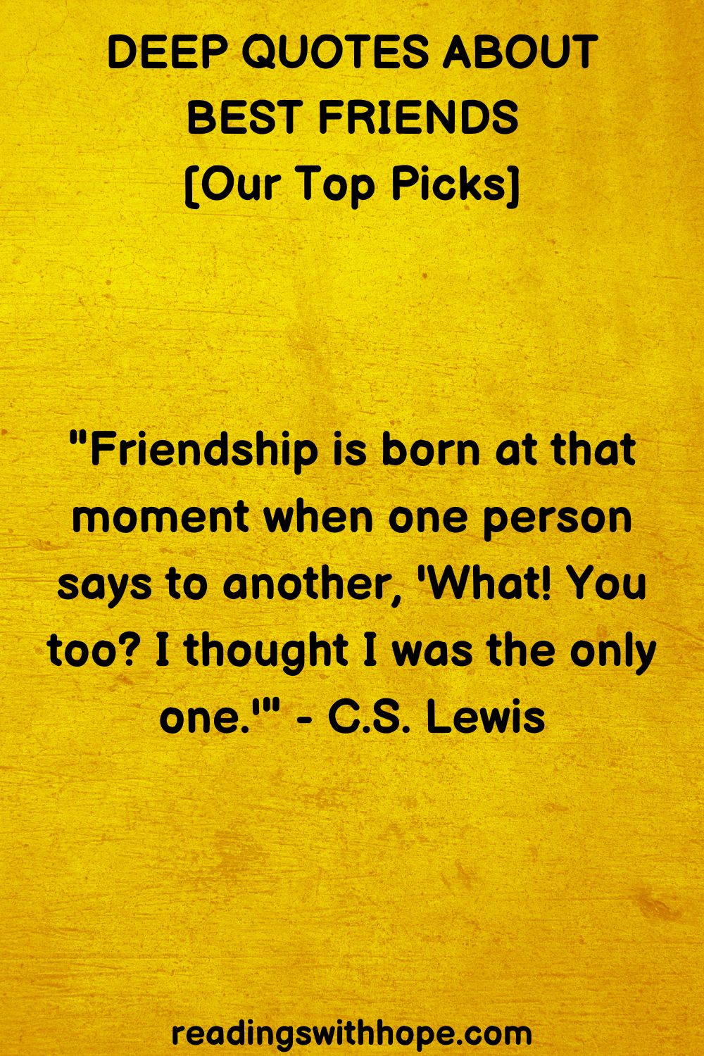 deep quotes about best friends