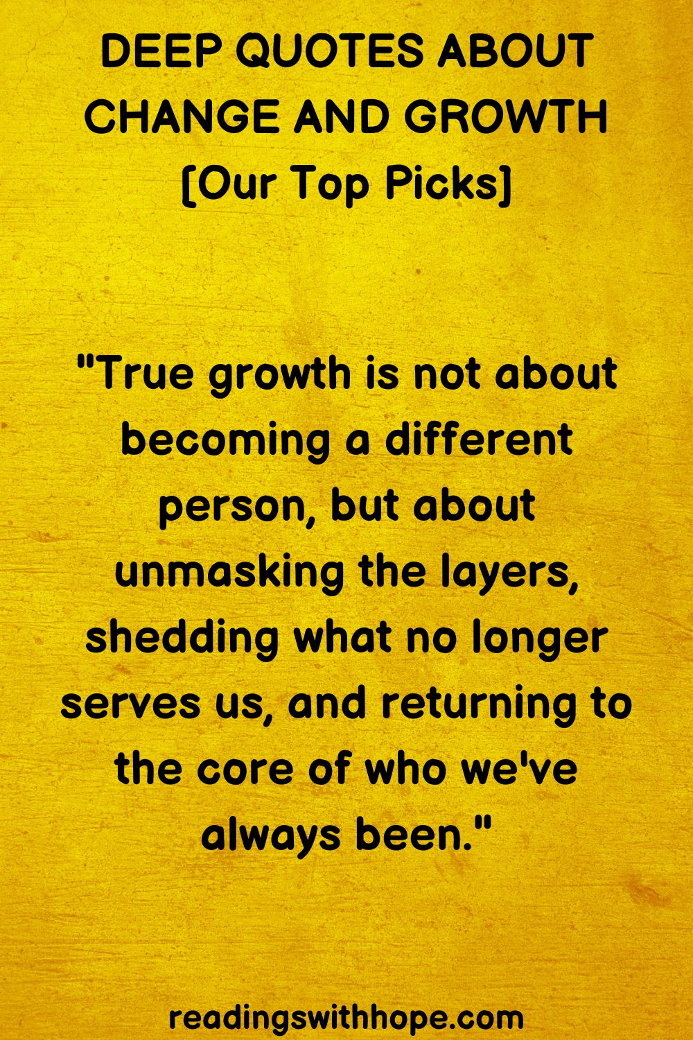 deep quotes about change and growth