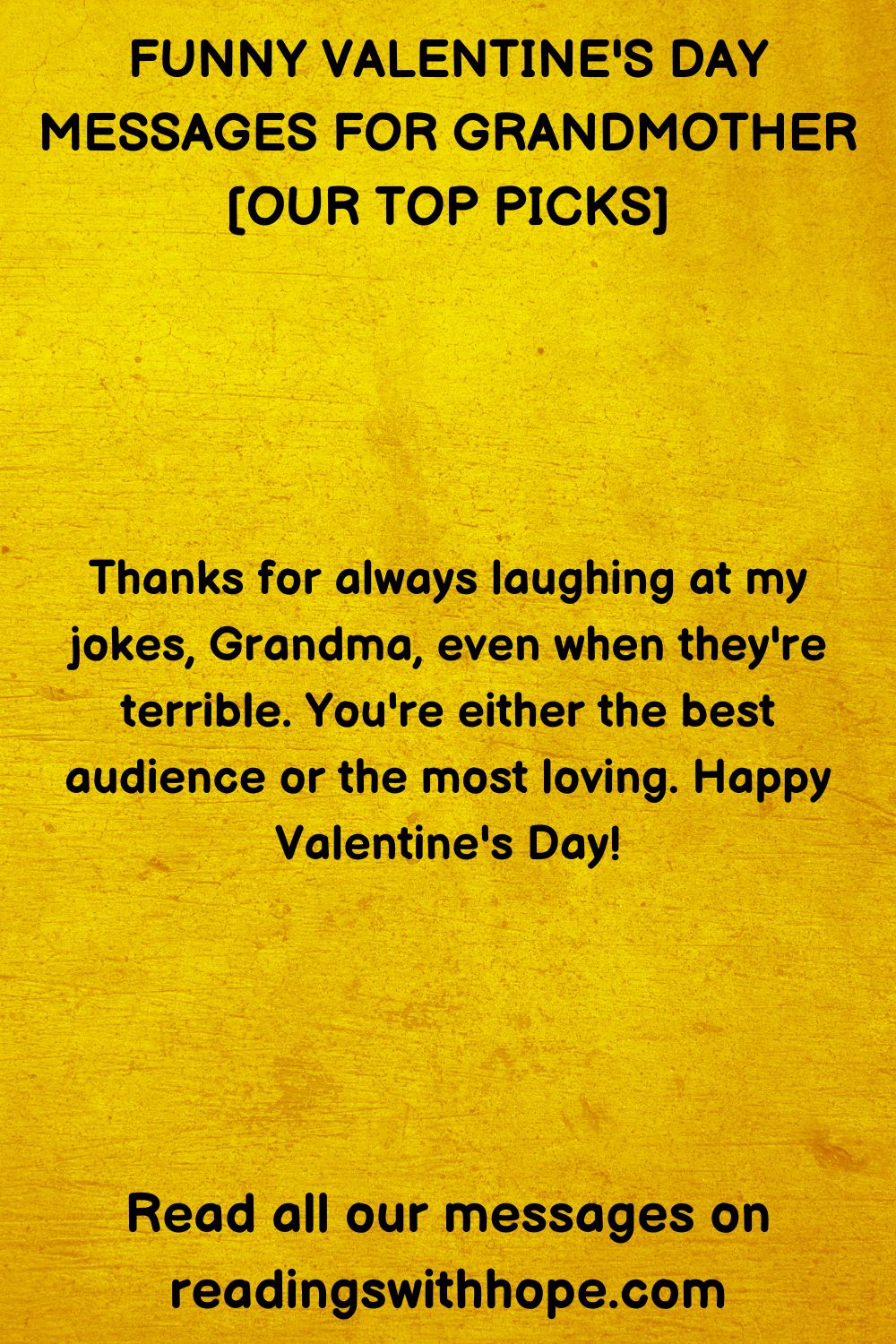 Funny Valentine's Day Messages for Grandmother