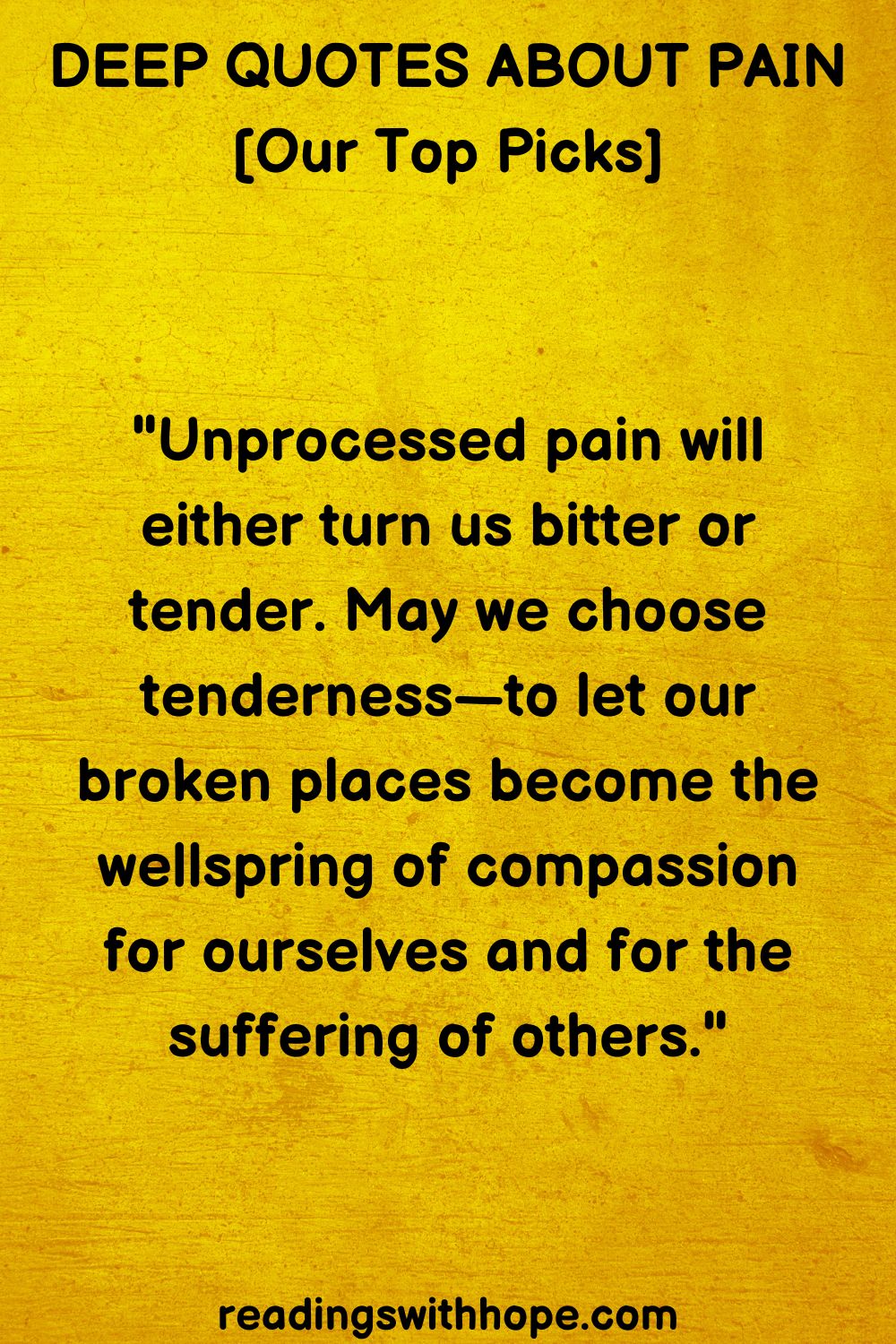 deep quotes about pain