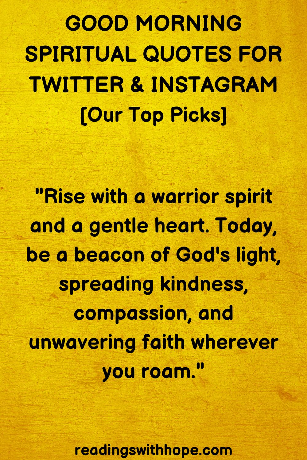 Good Morning Spiritual Quotes For Twitter and Instagram