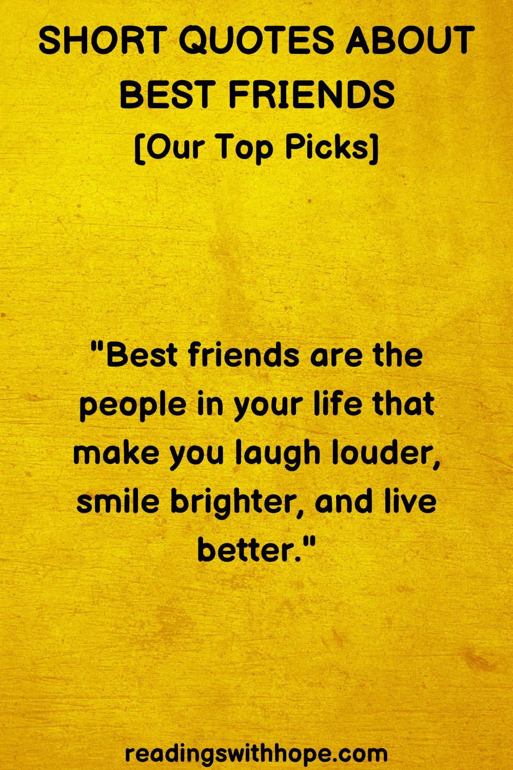 short quotes about best friends