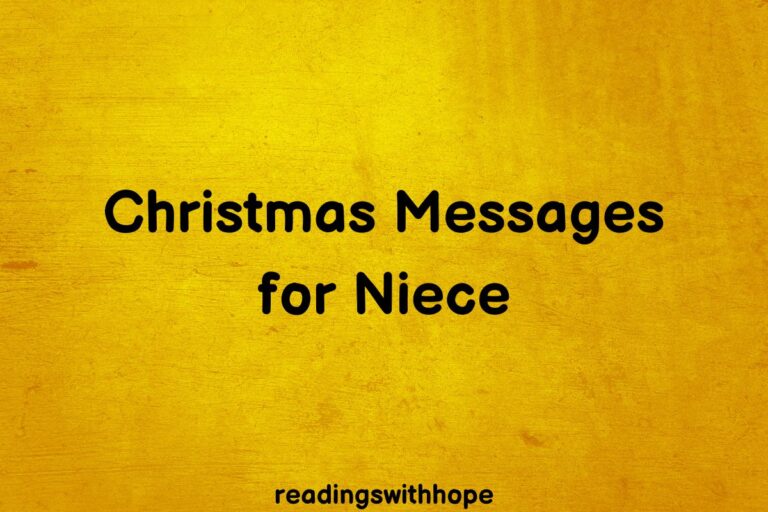 45 Christmas Messages for Niece