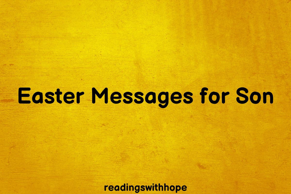 38 easter messages for son