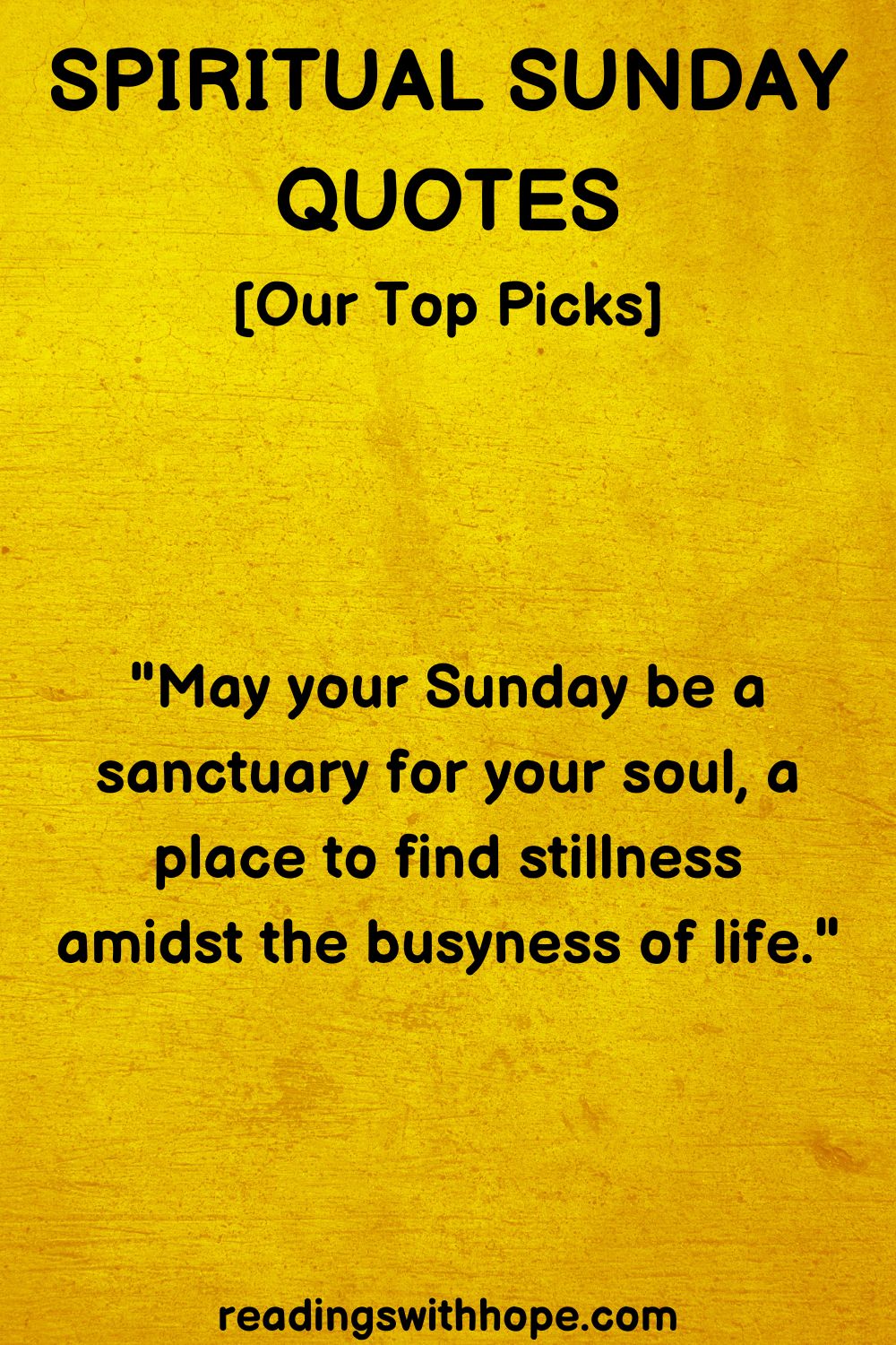 spiritual sunday quotes