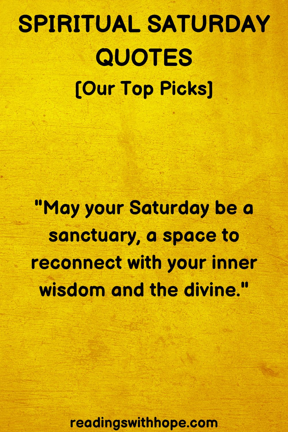 Spiritual Saturday Quotes