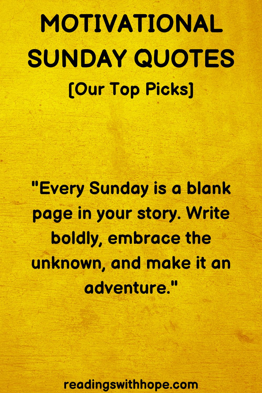 motivational sunday quotes