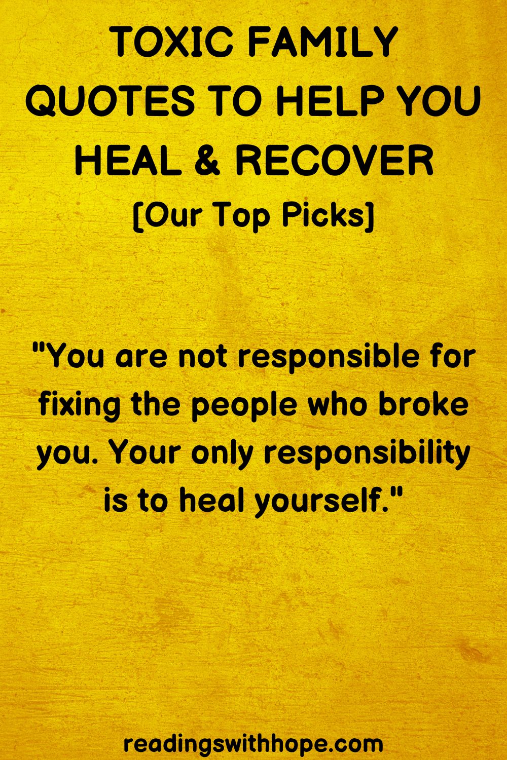 toxic family quotes to help heal and recover