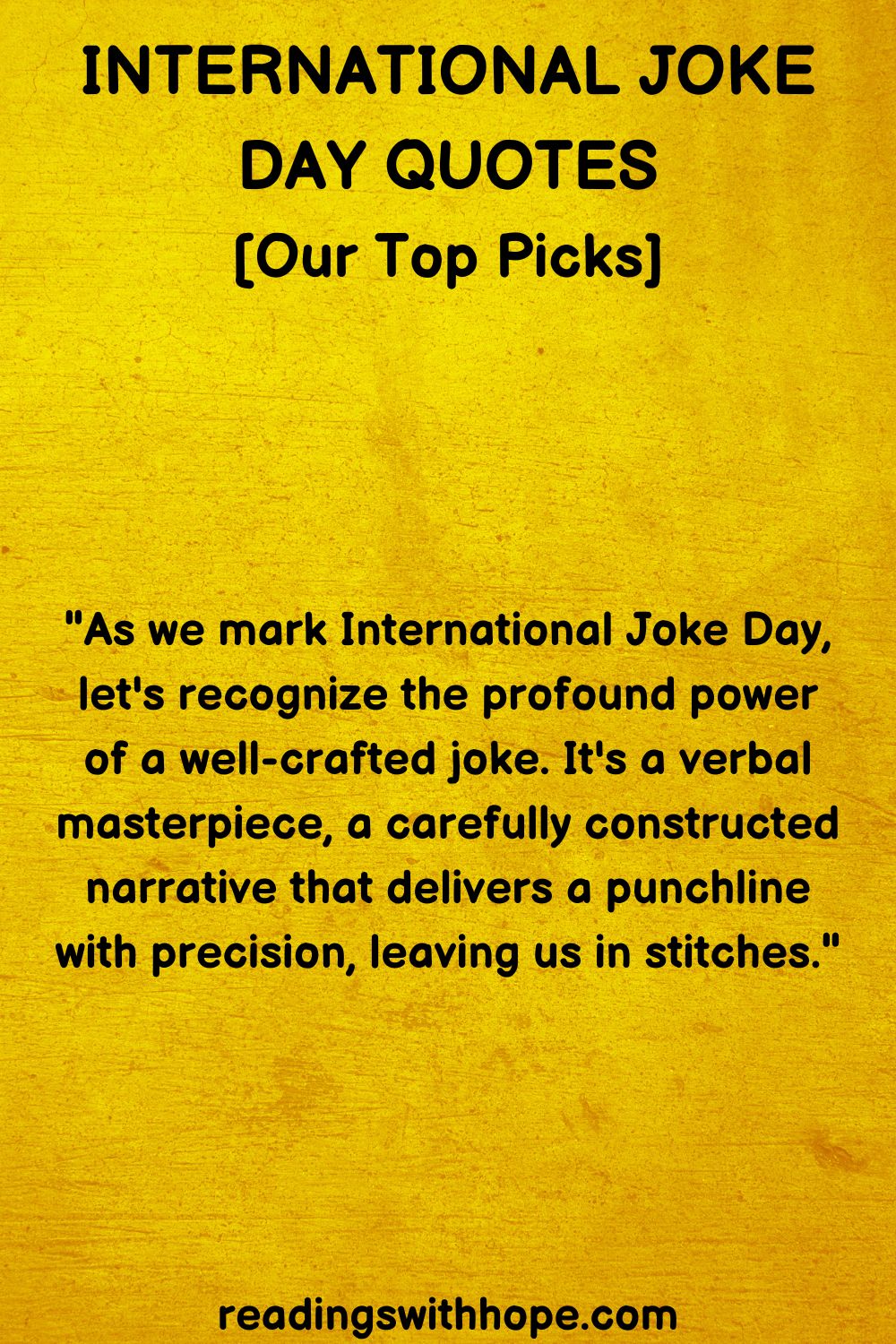 32 International Joke Day Quotes and Messages