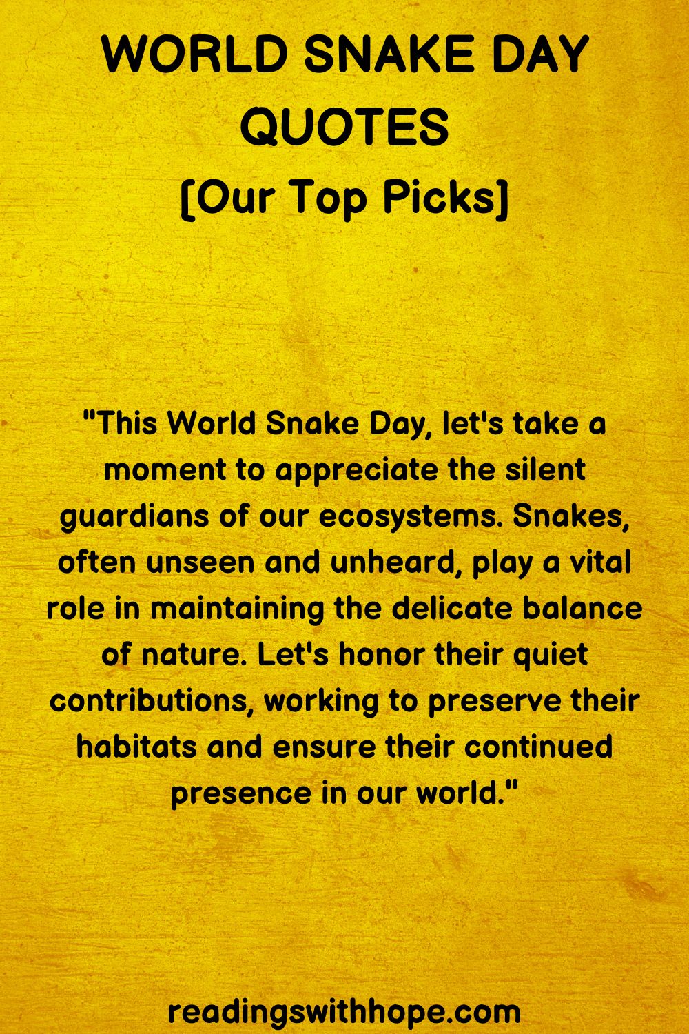 30 World Snake Day Quotes and Messages