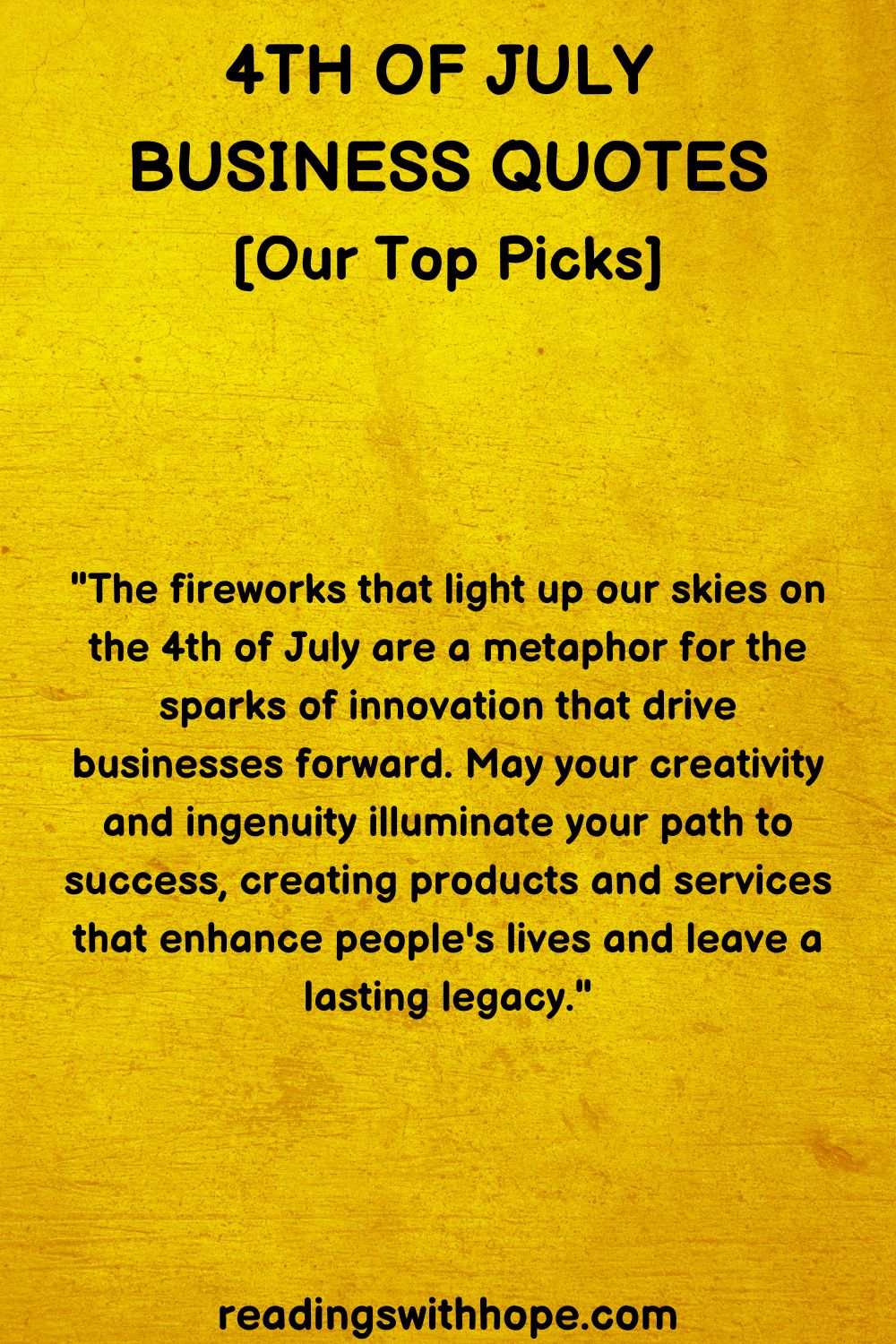 4th of July Business Quotes