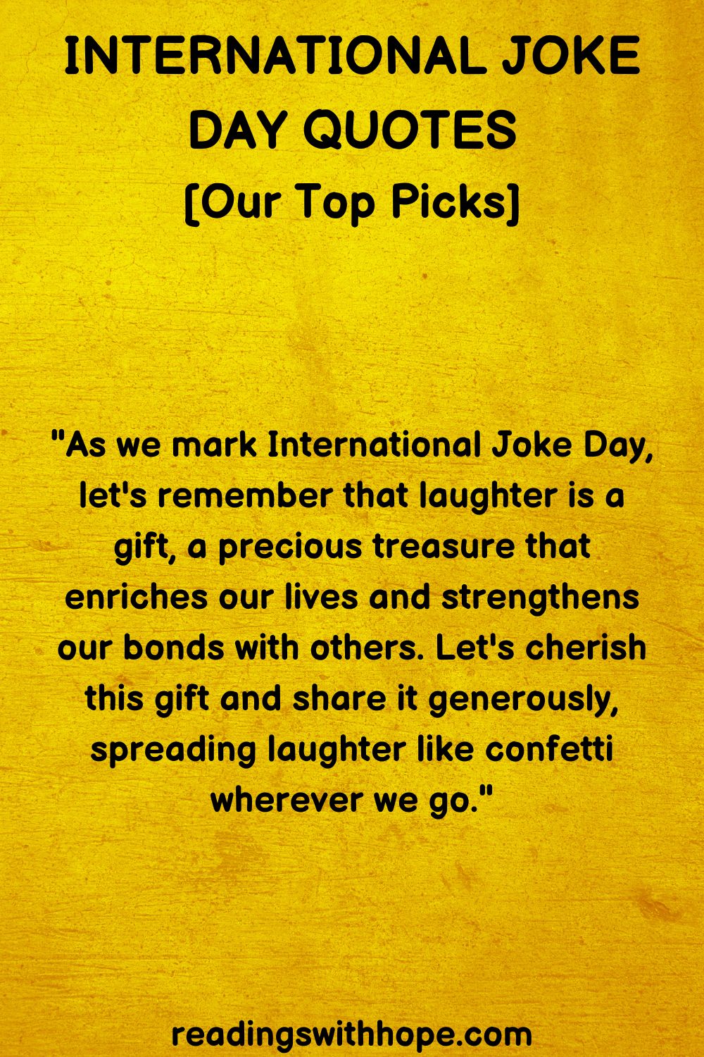 32 International Joke Day Quotes and Messages