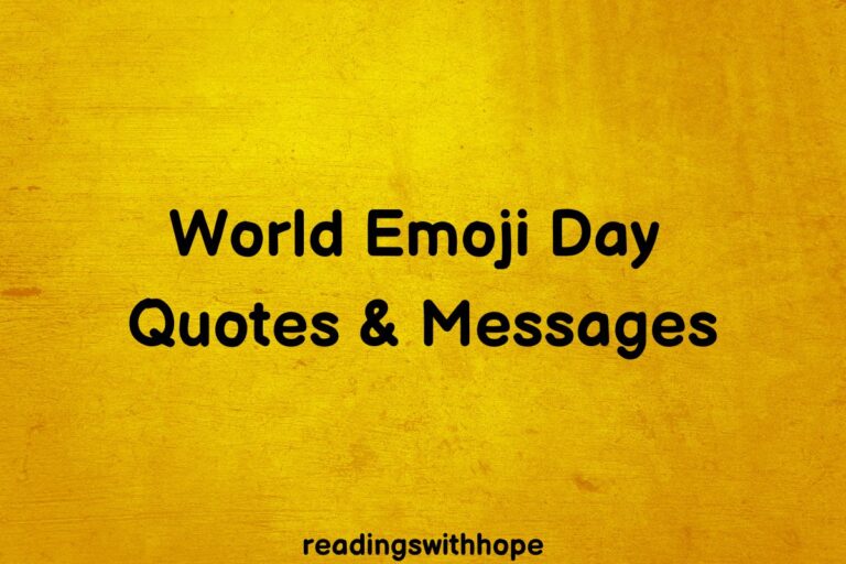 39 World Emoji Day Quotes and Messages