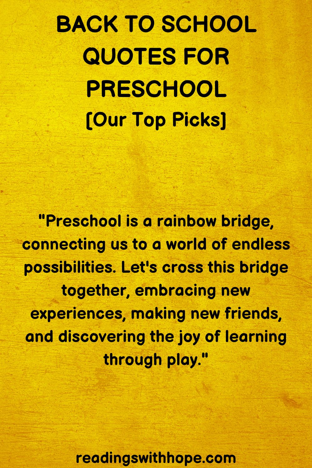 38 Back To School Quotes For Preschool