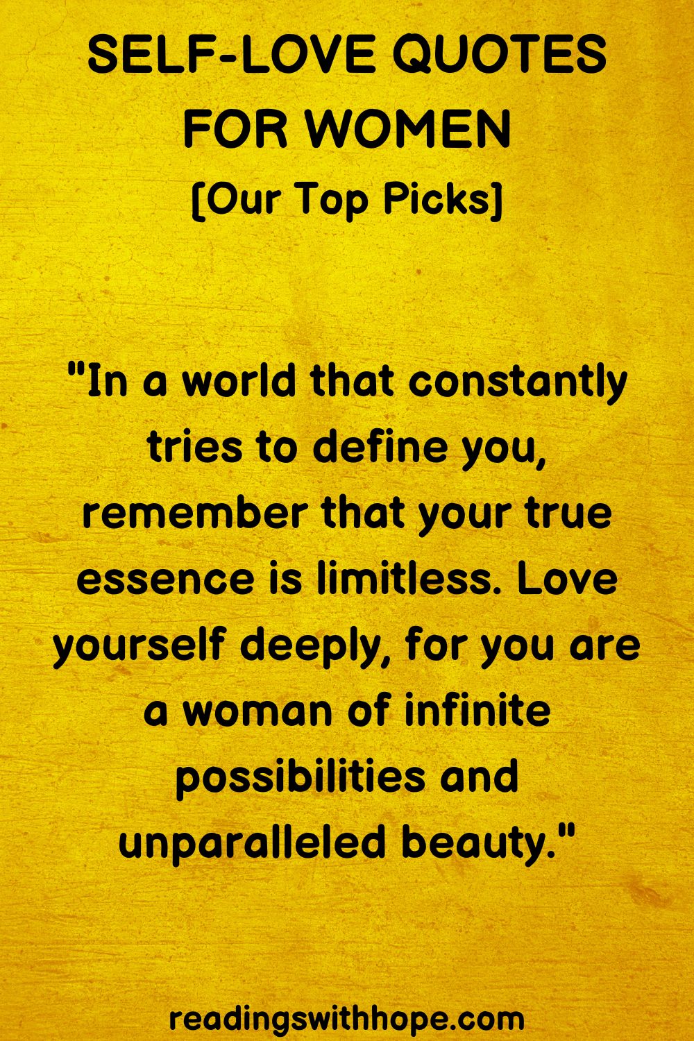 Self Love Quotes For Women