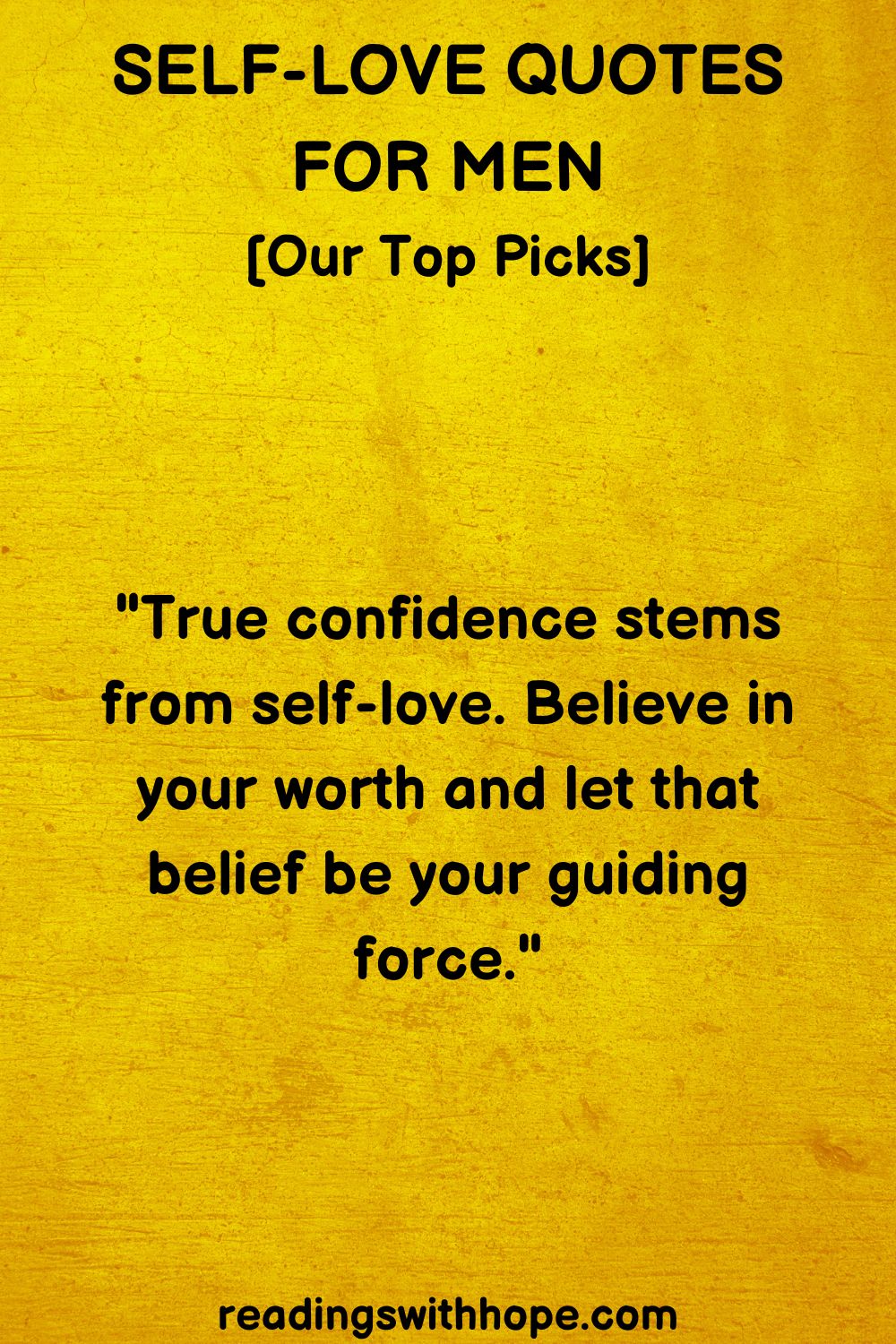 Self Love Quotes For Men