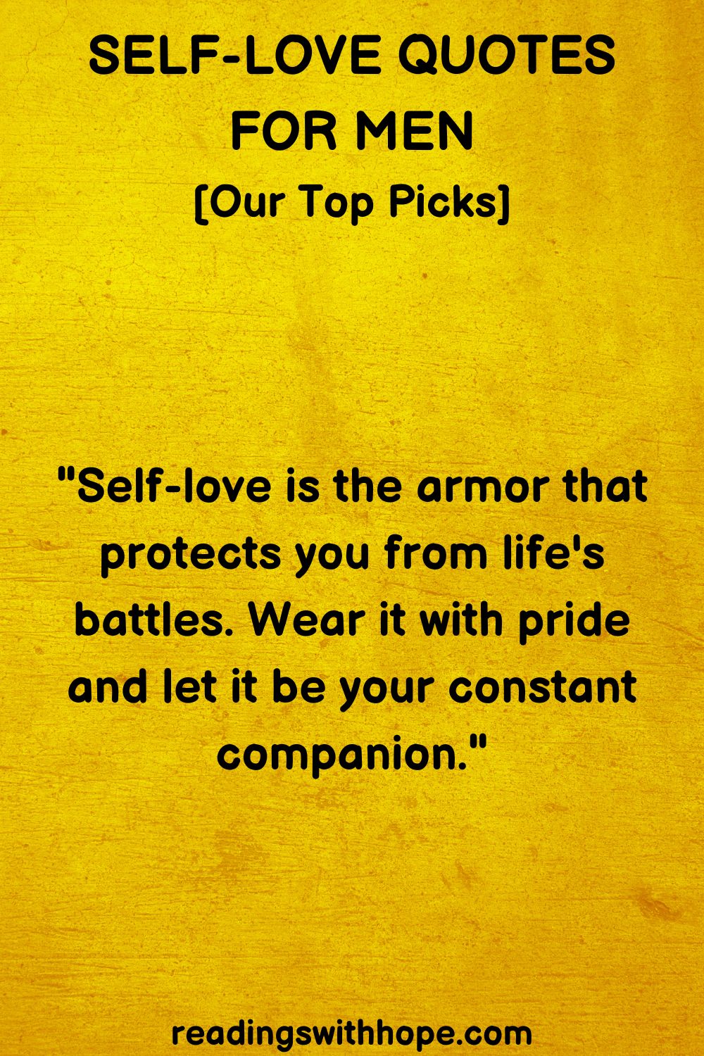 Self Love Quotes For Men