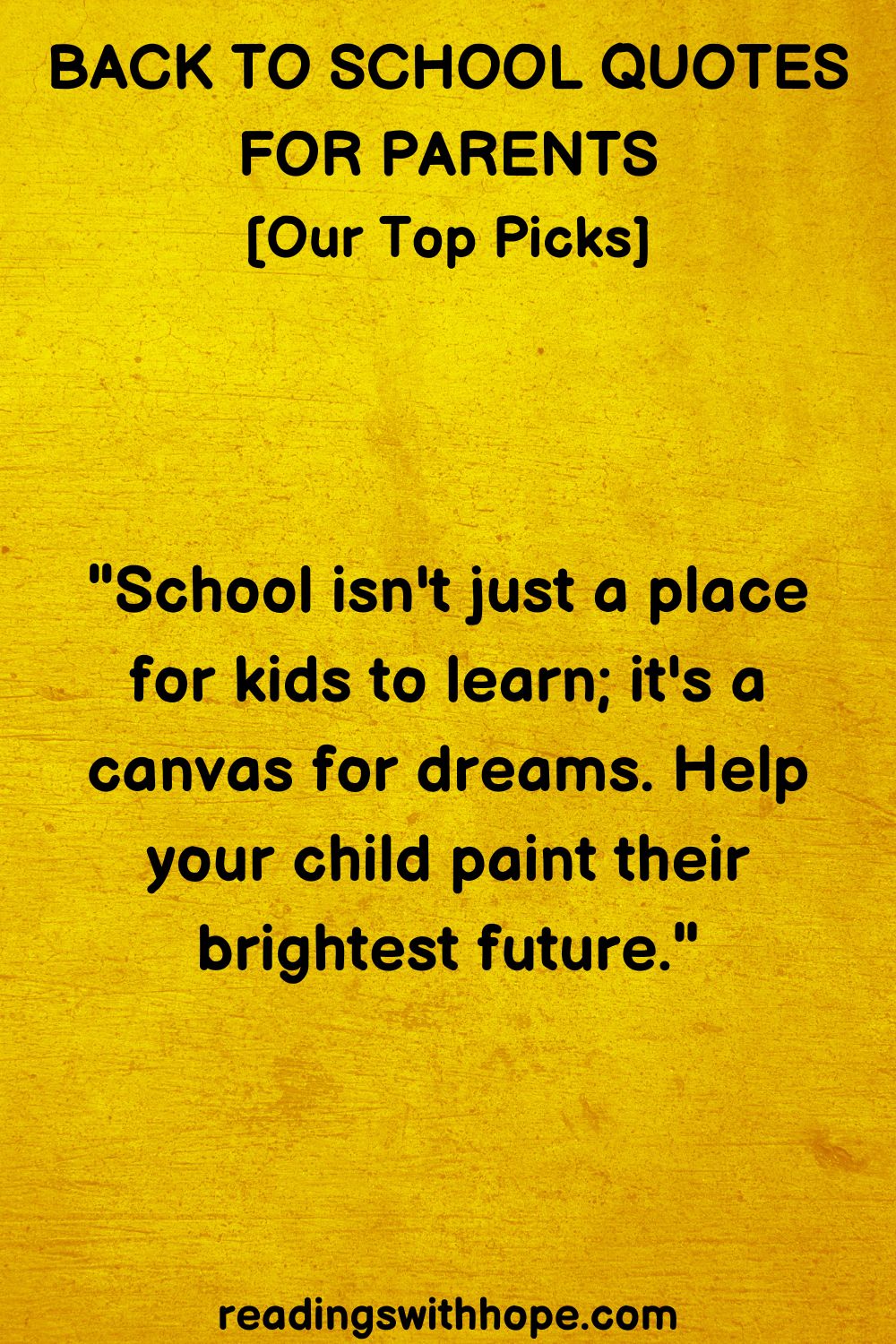 Back To School Quotes For Parents