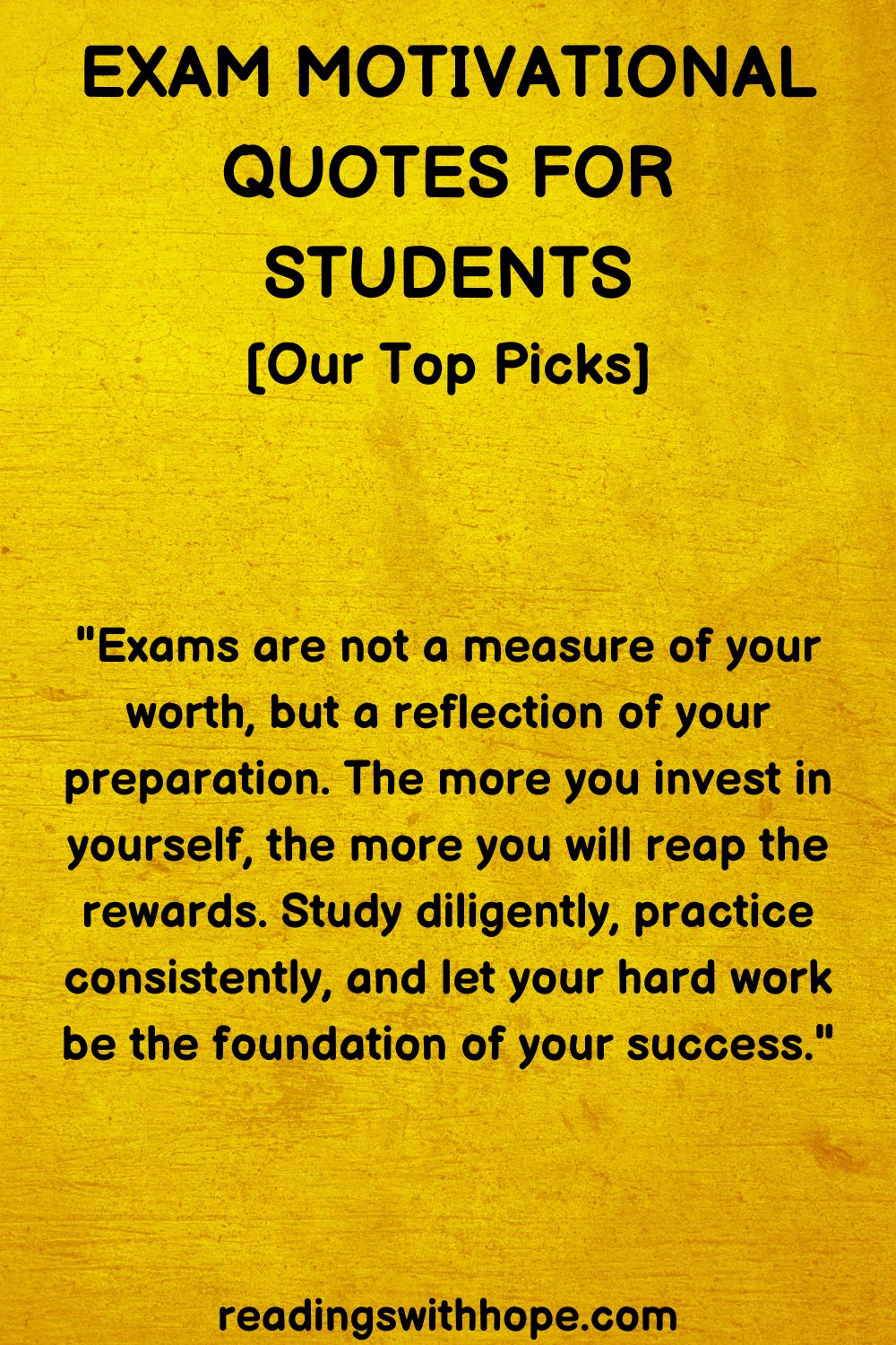 45 Exam Motivational Quotes For Students