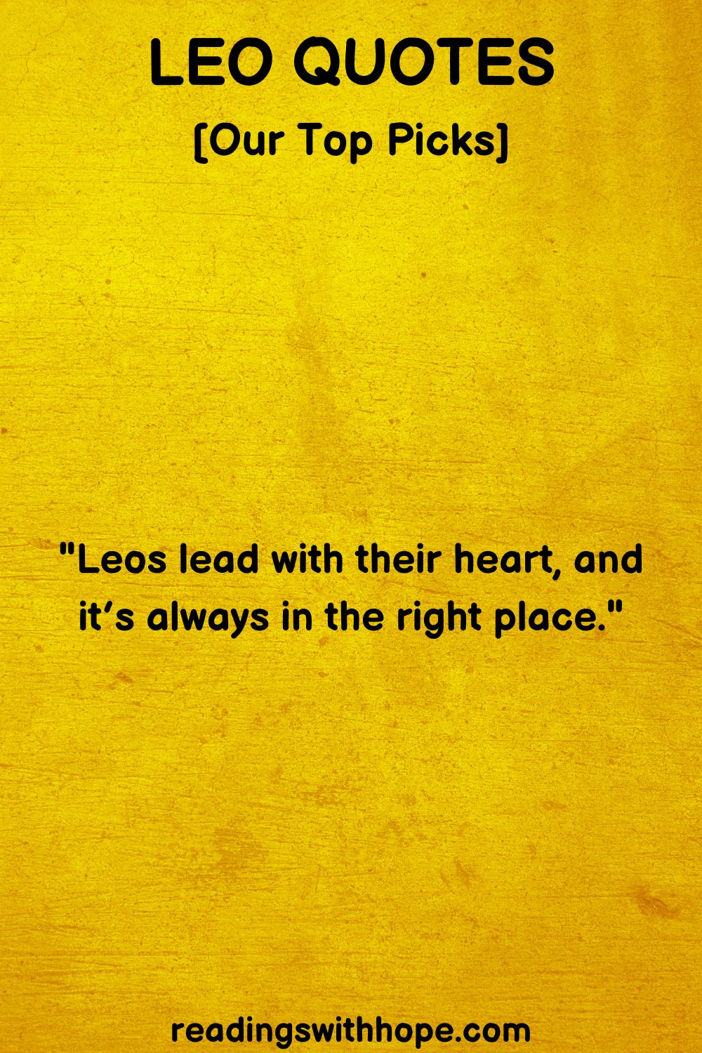 Leo Quotes